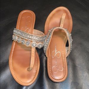 Jessica Simpson Jeweled Sandals